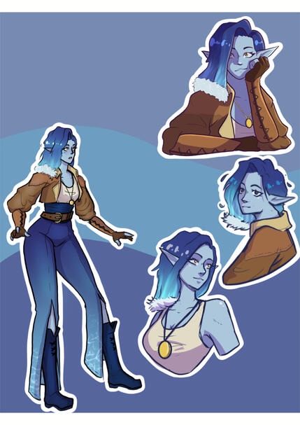 water genasi dnd character